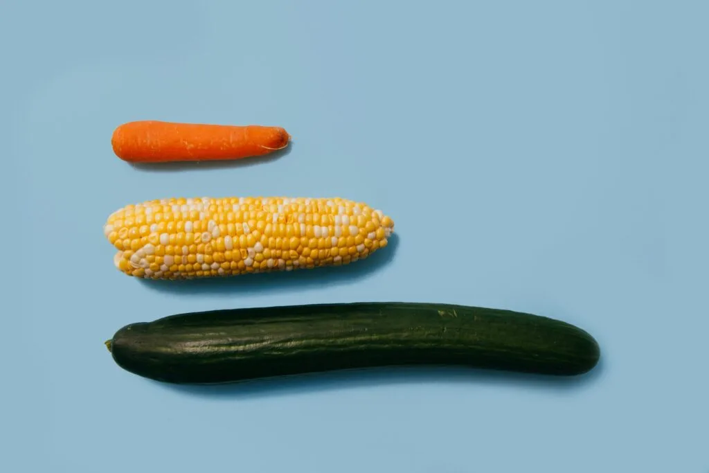 Fruit of different sizes showing different lot sizes